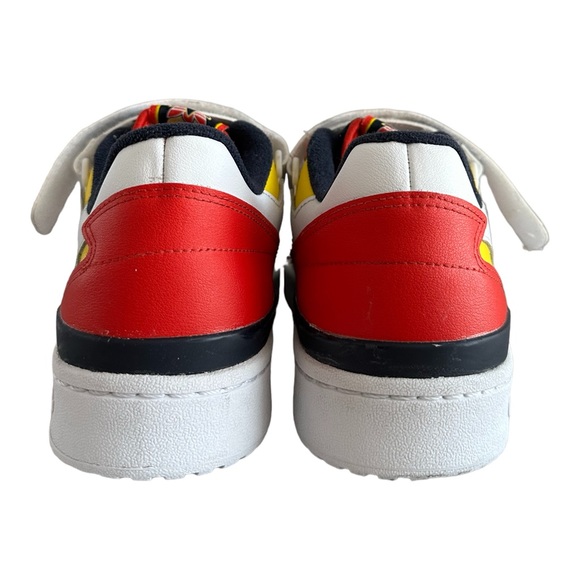 Adidas Forum Low Men's Shoes GZ9112 Cloud White/Legend Ink/Red Size 9.5 - Picture 7 of 9